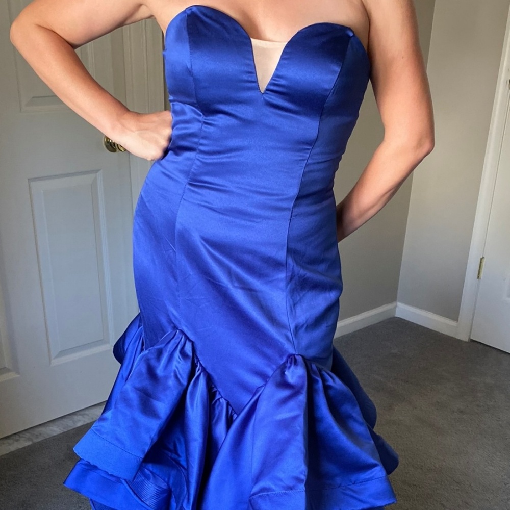 Sapphire Mermaid Gown